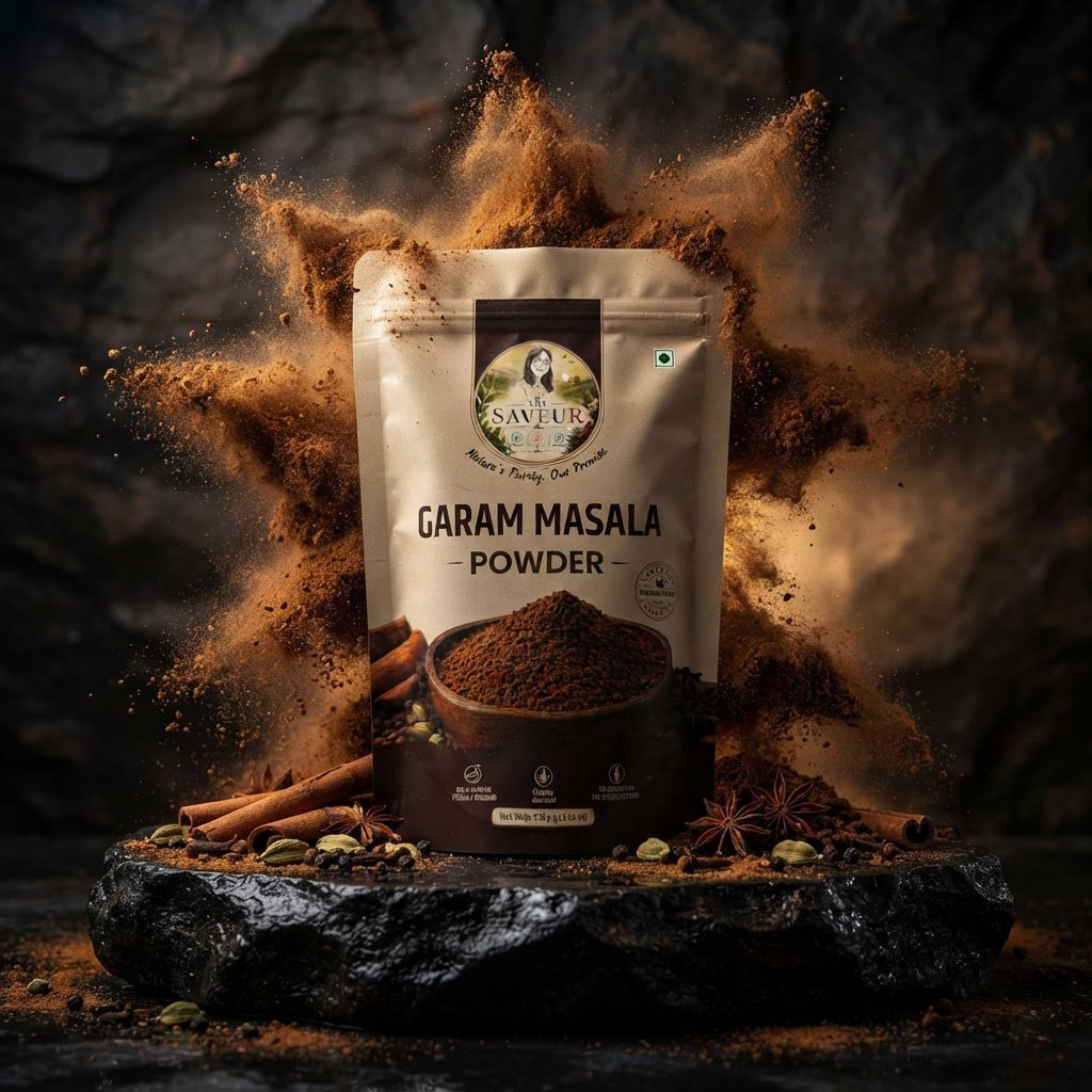 The Saveur Pure Garam Masala Powder 100 gm Freshly Ground Classic Blend No Artificial Colour Chemical-Free